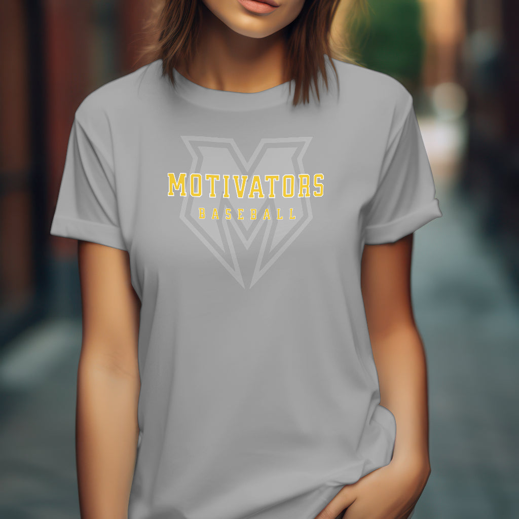 Ladies Motivators Baseball Tricot Logo