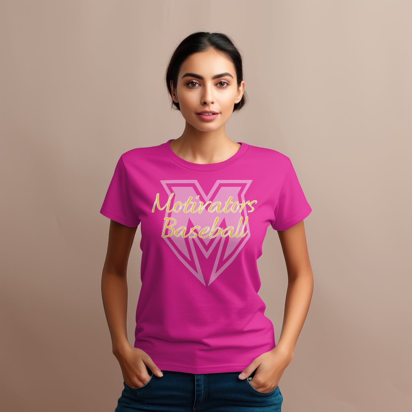 Ladies Motivators Baseball Allura Logo