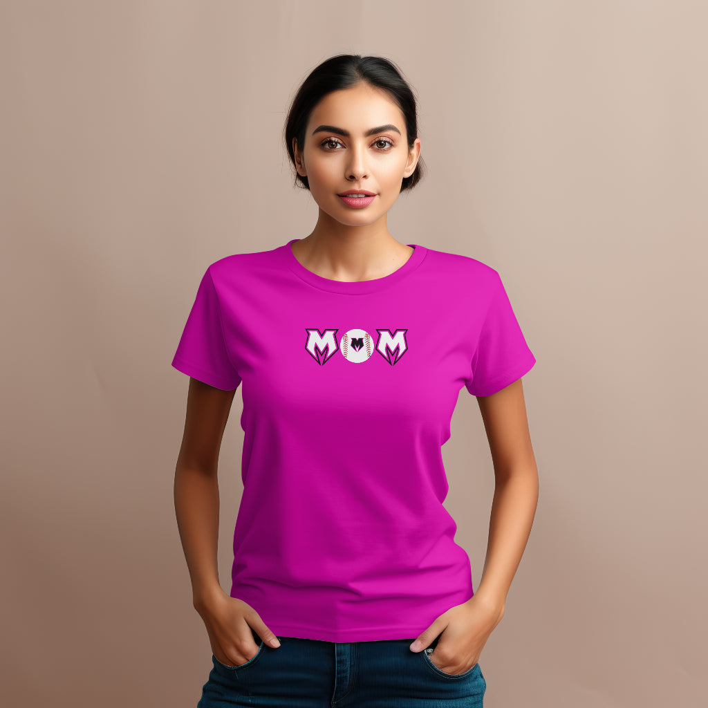 MOM Logo with Baseball