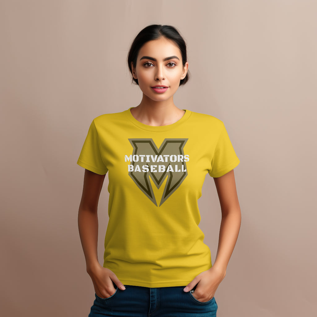 Ladies Motivators Baseball Black Ops Logo