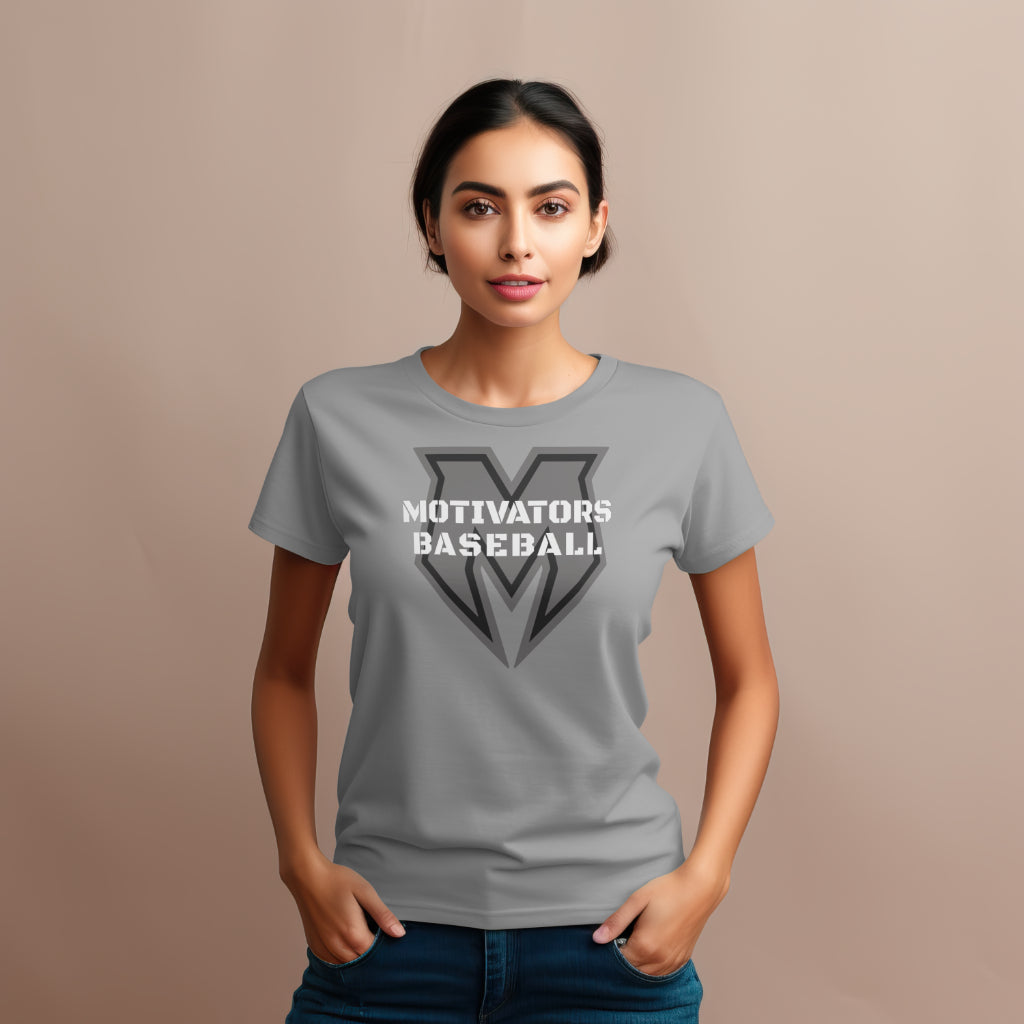 Ladies Motivators Baseball Black Ops Logo